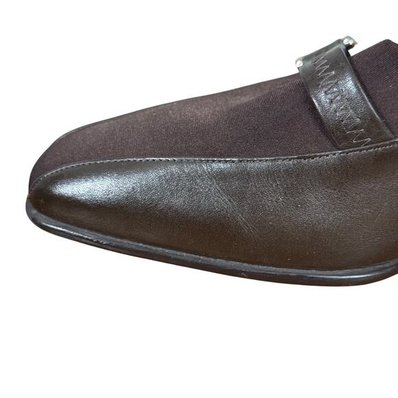 Naturalizer Edie Womens Dark Brown Leather Chunky Heels Pumps Classic Shoes 8.5 - Picture 5 of 16